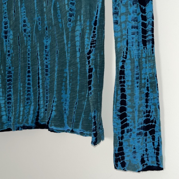 Proenza Schouler Tie Dye Striped Crew Neck Long Sleeve Tee Shirt T-Shirt - Picture 13 of 16